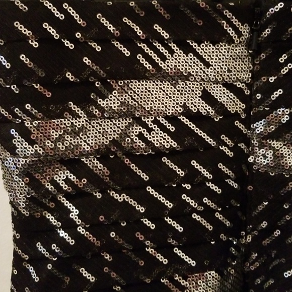 LAURA Embellished Strapless Black Dress - Picture 5 of 5